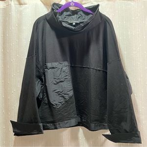 Kozan Black Mock Turtleneck Topper